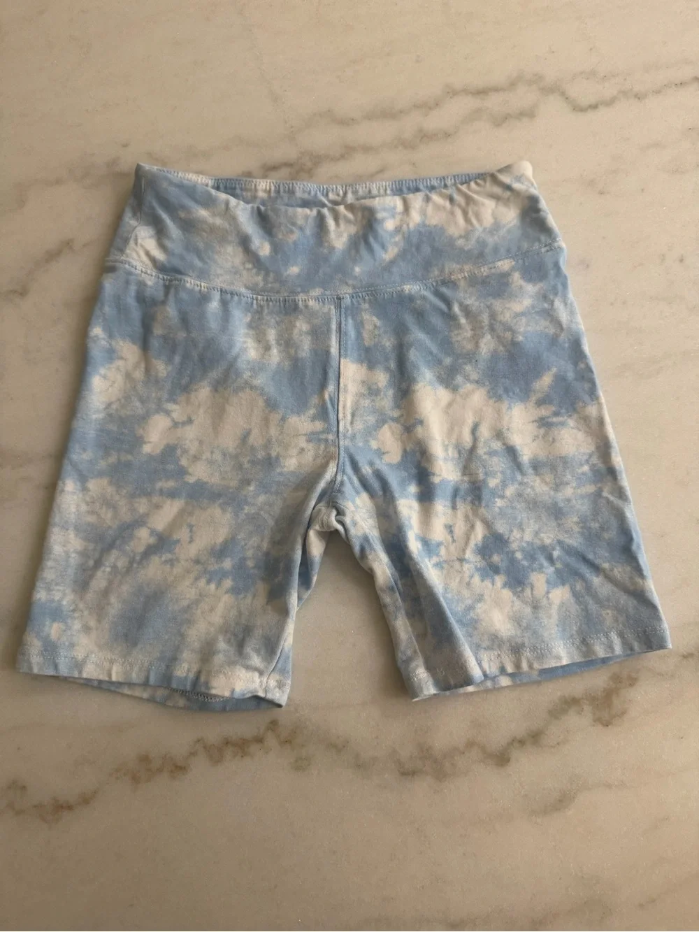 SO Kids Denim & Knit Shorts Bundle - Blue, Olive & Light Blue Tie-Dye
